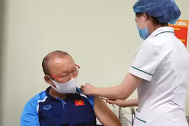 Selección nacional de fútbol de Vietnam recibe vacuna contra COVID-19 