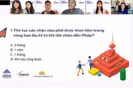 Nutrida participación en Vietnam del Foro de estudios en Francia 2021