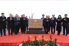 Inauguran intercambiador en la intersección de la circunvalación 3 y autopista Hanoi-Hai Phong 