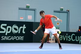 Equipo de tenis de Vietnam comienza con buen pie en la Copa Davis 2021