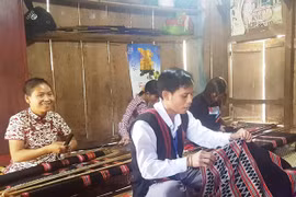 “Conservan el color” del tejido de minoría étnica H're de Vietnam 