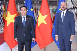 Líder parlamentario de Vietnam se reúne con presidente del Consejo Europeo