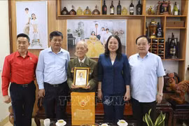 Presidenta interina vietnamita visita soldados de Dien Bien