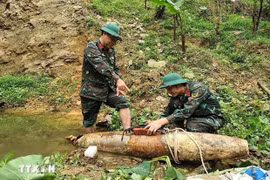Desactivan bomba remanente de guerra en provincia central de Nghe An