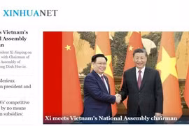 Prensa china resalta visita oficial del presidente del Parlamento vietnamita