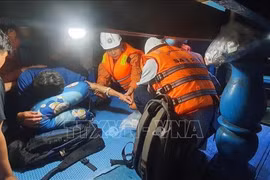 Rescatan a pescador enfermo en el mar de Vietnam
