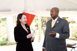 Amplias actividades de vicepresidenta vietnamita en Uganda