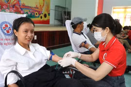 Celebran Día Nacional de Donación Voluntaria de Sangre en Vietnam