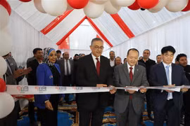 Inauguran primera fábrica de empresa vietnamita en Egipto