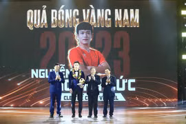 Hoang Duc y Kim Thanh ganan Balón de Oro de Vietnam 2023