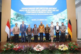 Indonesia y Alemania cooperan para reducir la degradación de la tierra y el mar