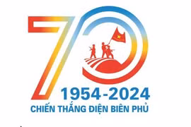 Logotipo oficial para el 70º aniversario de la victoria de Dien Bien Phu