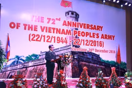Celebran en Laos aniversario del Ejército Popular de Vietnam