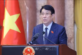 El presidente de Vietnam, Luong Cuong. (Fuente: VNA)