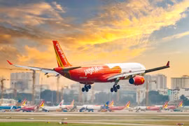 Vietjet añade cuatro aviones para satisfacer la demanda de viaje durante temporada alta del Año Nuevo Lunar