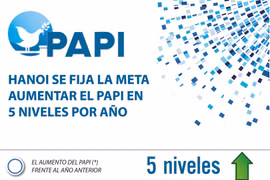 Hanoi se fija la meta aumentar el PAPI en 5 niveles por año 
