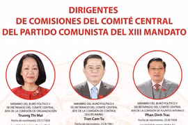 Los dirigentes de las comisiones del Comité Central del Partido Comunista de Vietnam