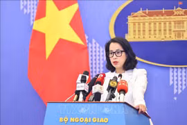 La portavoz del Ministerio de Relaciones Exteriores de Vietnam, Pham Thu Hang. (Foto: VNA)