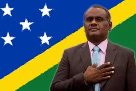 El primer ministro de las Islas Salomón, Jeremiah Manele. (Foto: RNZ/VOV)