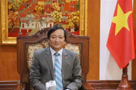 El embajador de Vietnam en Laos, Nguyen Ba Hung. (Foto: VNA)