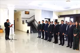 En la ceremonia. (Foto: VNA)