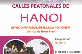 Hanoi reabre espacio peatonal para promover el turismo local