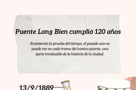 El puente Long Bien celebra su 120 aniversario