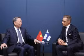 Máximo dirigente vietnamita se reúne con presidentes de Bulgaria, Finlandia y el príncipe heredero de Kuwait