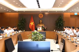 En la reunión (Fuente: baochinhphu.vn)