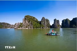 La bahía de Ha Long, en la provincia norteña de Quang Ninh. (Foto: VNA)