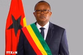 El presidente de la República de Guinea-Bissau, Umaro Sissoco Embaló. (Fuente: VNA)