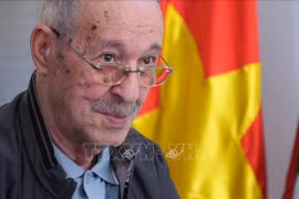 El presidente de la Asociación de Amistad Argelia-Vietnam (AVFA), Cherfaoui Tayeb. (Foto: VNA)