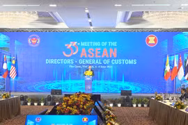 En la ceremonia de apertura de la 33ª Reunión de Directores Generales de Aduanas de la ASEAN (Foto: haiquanonline.vn)