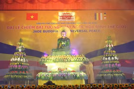 Llega a Soc Trang estatua de Buda de jade más grande del mundo