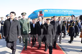 Reciben en China a líder partidista de Vietnam 