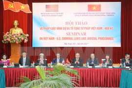 Celebran seminario sobre código penal y procedimiento judicial Vietnam-EE.UU