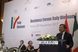 Intensifican cooperación económica Vietnam-Italia