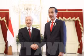  Cumple máximo dirigente partidista de Vietnam amplia agenda en Indonesia
