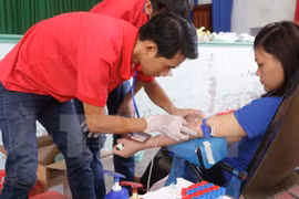 Presidente vietnamita destaca importancia de donación de sangre