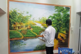 La primera aldea de pinturas murales en Vietnam 