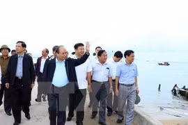 Premier vietnamita revisa tareas de mitigar secuelas del tifón Damrey en provincia central