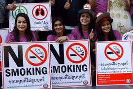 Tailandia aprueba ley de control del tabaco