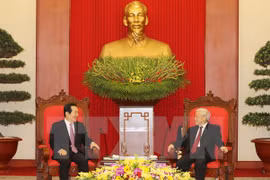Líderes vietnamitas reciben a presidente del Parlamento sudcoreano