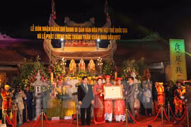 Festival de Templo Tran Thuong reconocido patrimonio intangible nacional