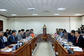 Sede del Parlamento de Laos, símbolo de amistad con Vietnam 