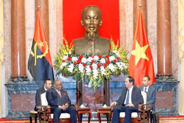 Presidente de Vietnam destaca potencialidad de cooperación con Angola 