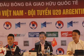Equipo sub-20 de Vietnam listo para partido amistoso de fútbol con Argentina
