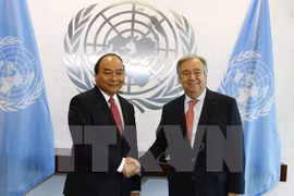 Premier de Vietnam se reúne con secretario general de la ONU 