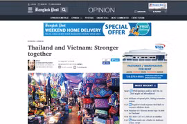 Medios de prensa tailandeses destacan perspectivas en relaciones con Vietnam