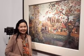 Exposición pictórica "Colores" resalta maravillas de Vietnam 